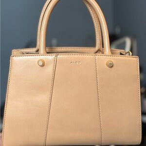 Aldo Beige Satchel Bag